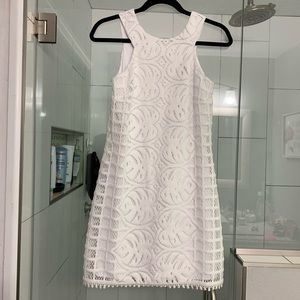 Xs Lilly Pulitzer white lace dress